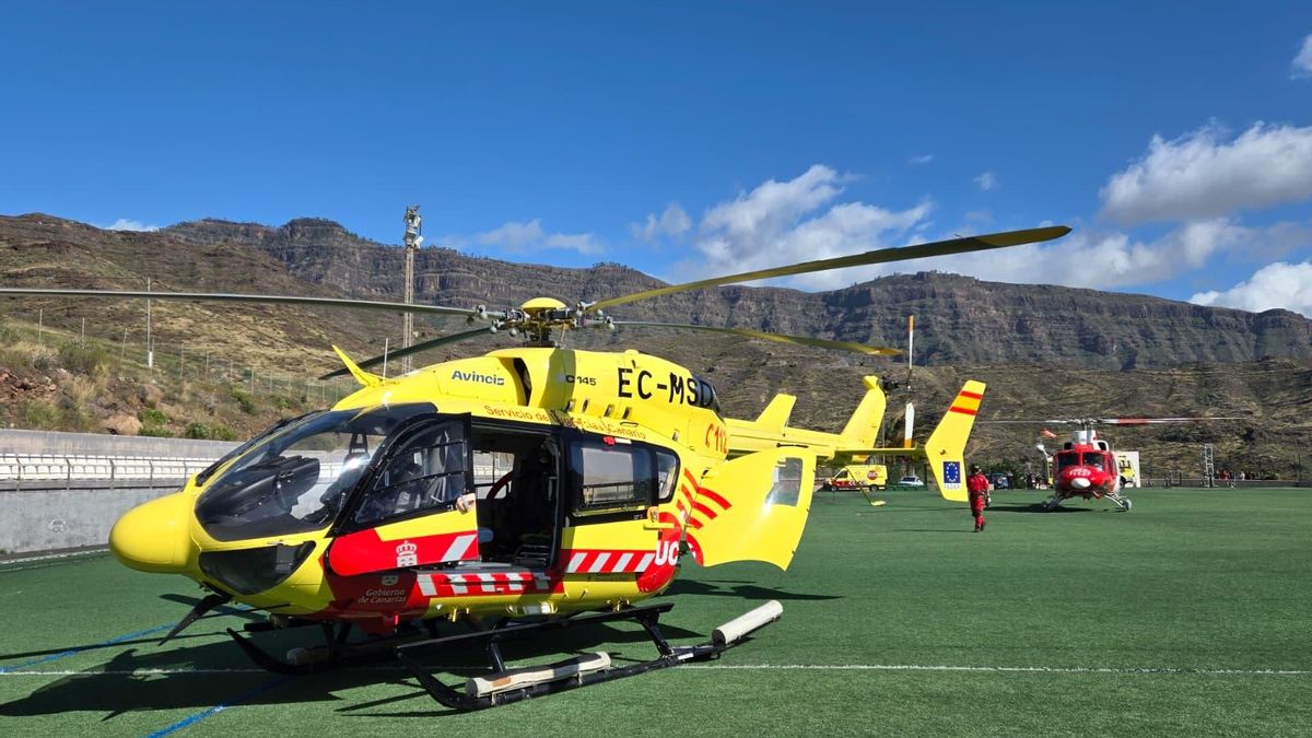 Una niña ha sufrido un grave golpe en la cabeza tras caer en el Charco de Los Azulejos, en Mogán