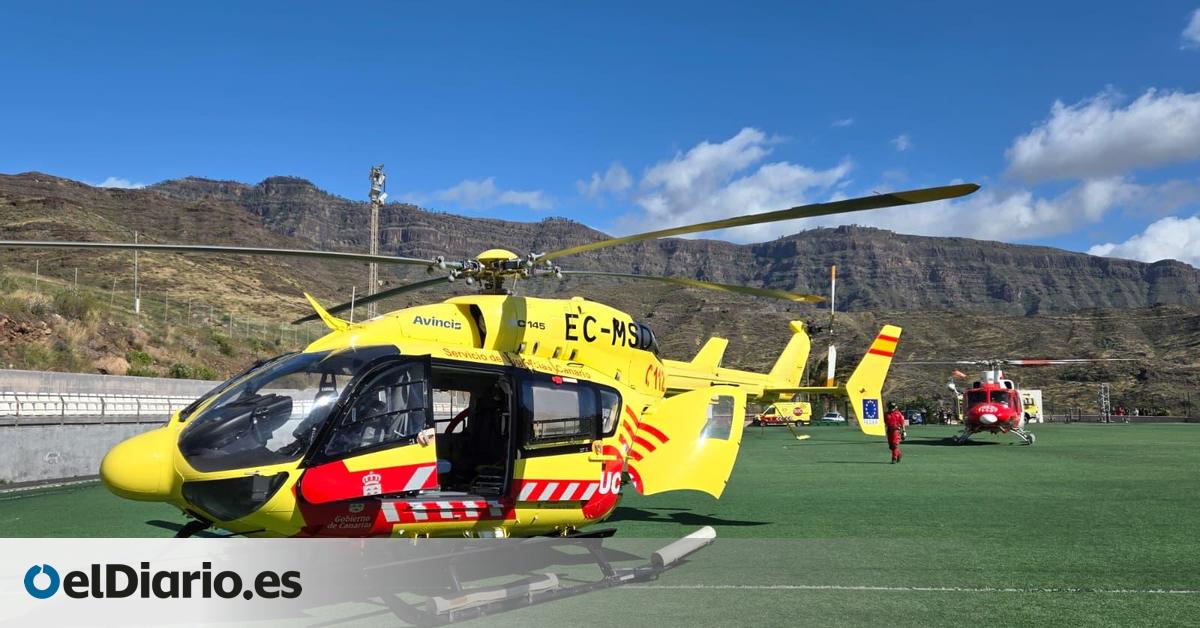 Una niña ha sufrido un grave golpe en la cabeza tras caer en el Charco de Los Azulejos, en Mogán