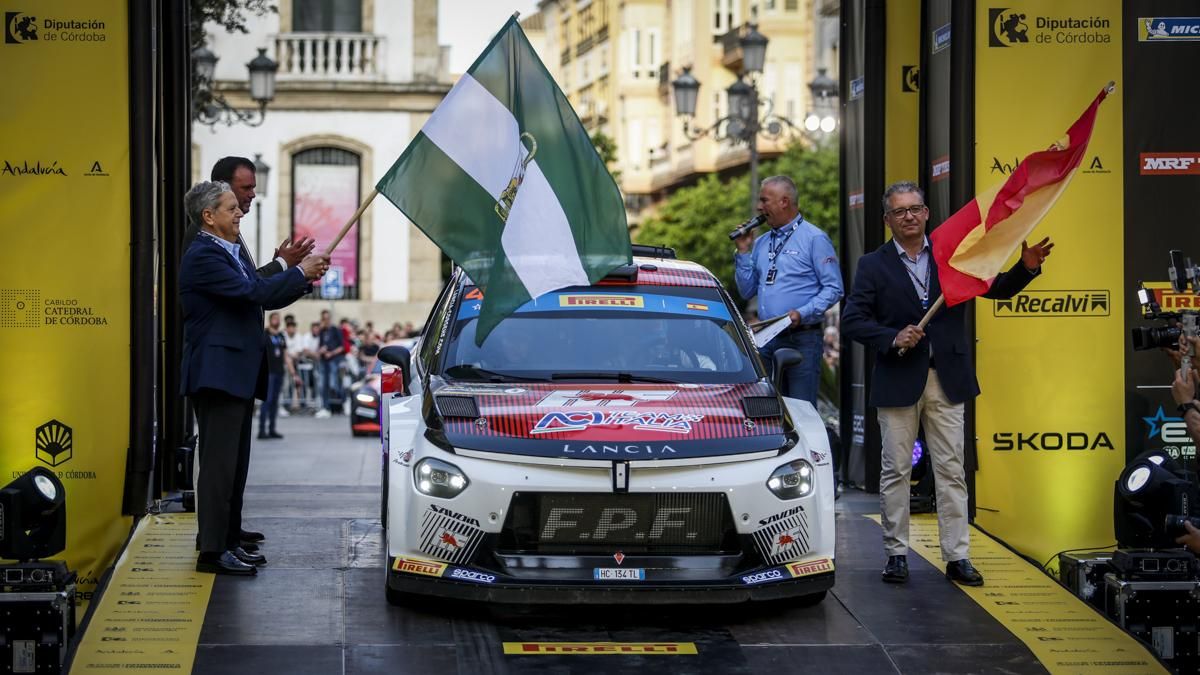 Ceremonia de salida del Rally Sierra Morena 2026