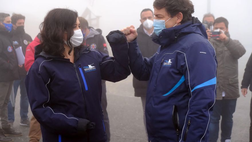 Mañueco echa un pulso al Gobierno y anuncia la reapertura de Navacerrada
