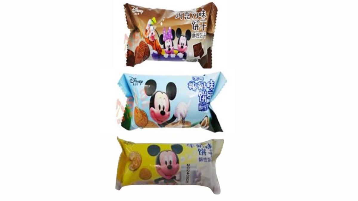 Galleta sabores chocolate, leche y coco.