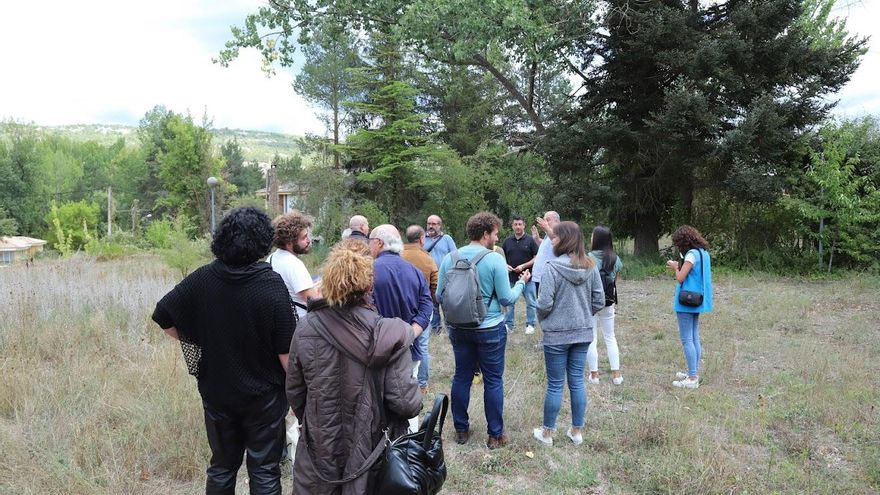 Visita en Tragacete por las Jornadas sobre Aspectos sociales de la ecología y la Gestión Integrada del Fuego