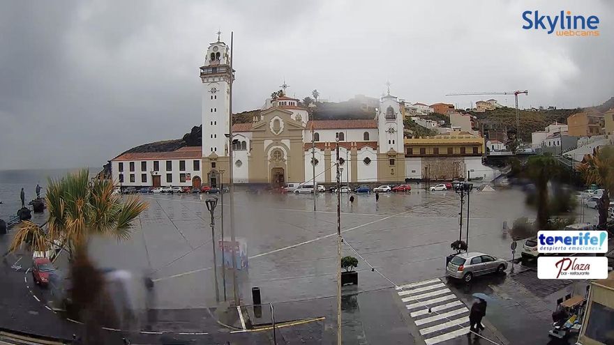 Cae abundante granizo en Candelaria: "¡Lo nunca visto!", "como cotufas"