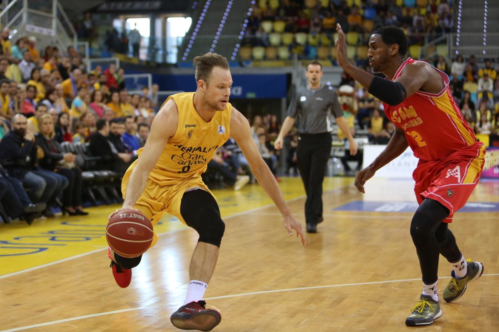 Imágenes del encuentro entre el Herbalife Gran Canaria y el UCAM Murcia en el Gran Canaria Arena. (Alejandro Ramos).
