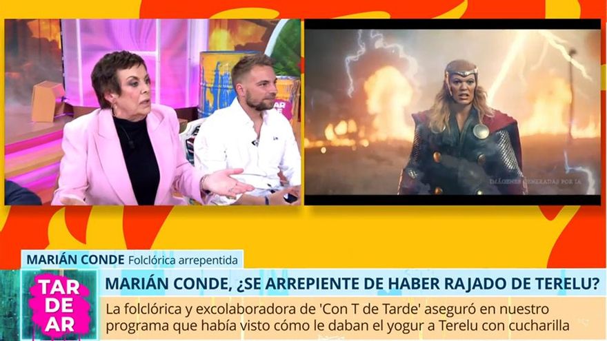 Marián Conde critica en su mismo plató a 'Tardear' por enfrentarla con Terelu: "Sólo ponéis lo malo"