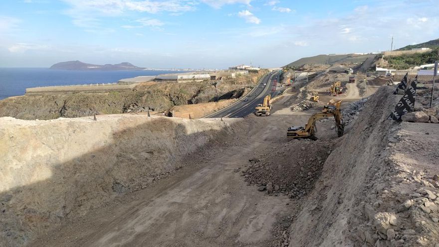 Obras para conectar la Circunvalación con la GC-2, en Gran Canaria