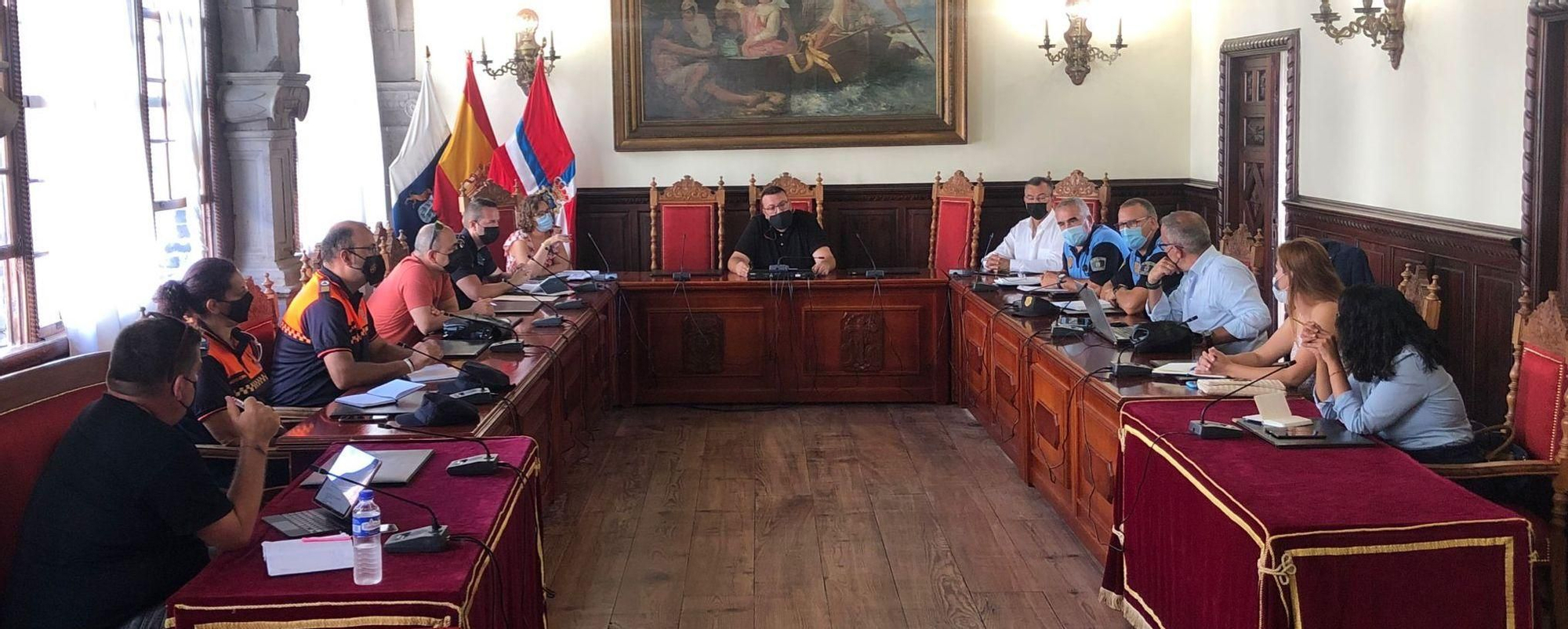 Reunión de seguridad.