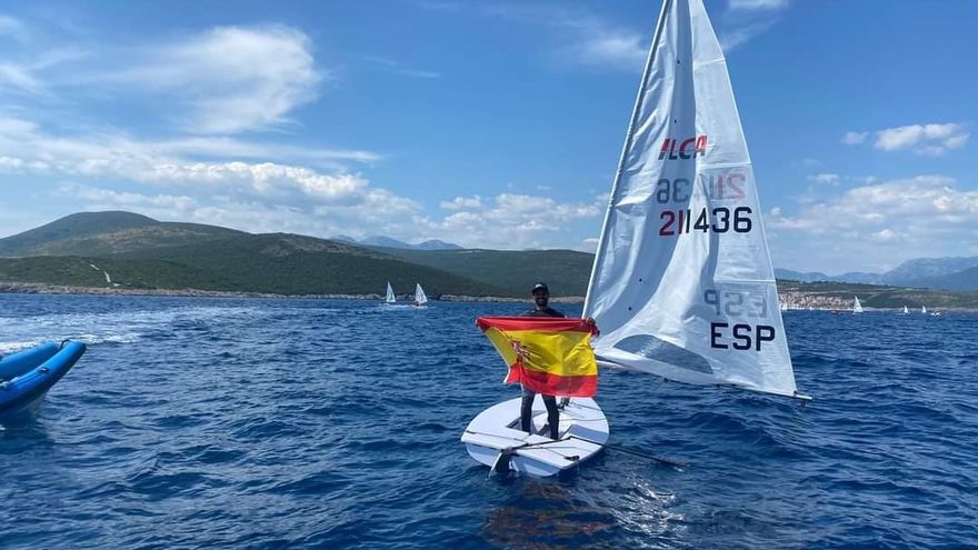Leopoldo Barreto, subcampeón de Europa Sub 21 en ILCA 7