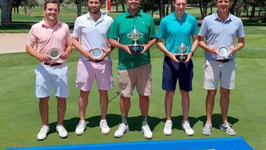 Óscar Sánchez, tercero en el Campeonato de España Mid Amateur de golf