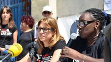 Ana Fornés, portavoz del movimiento CIEsNO, en rueda de prensa
