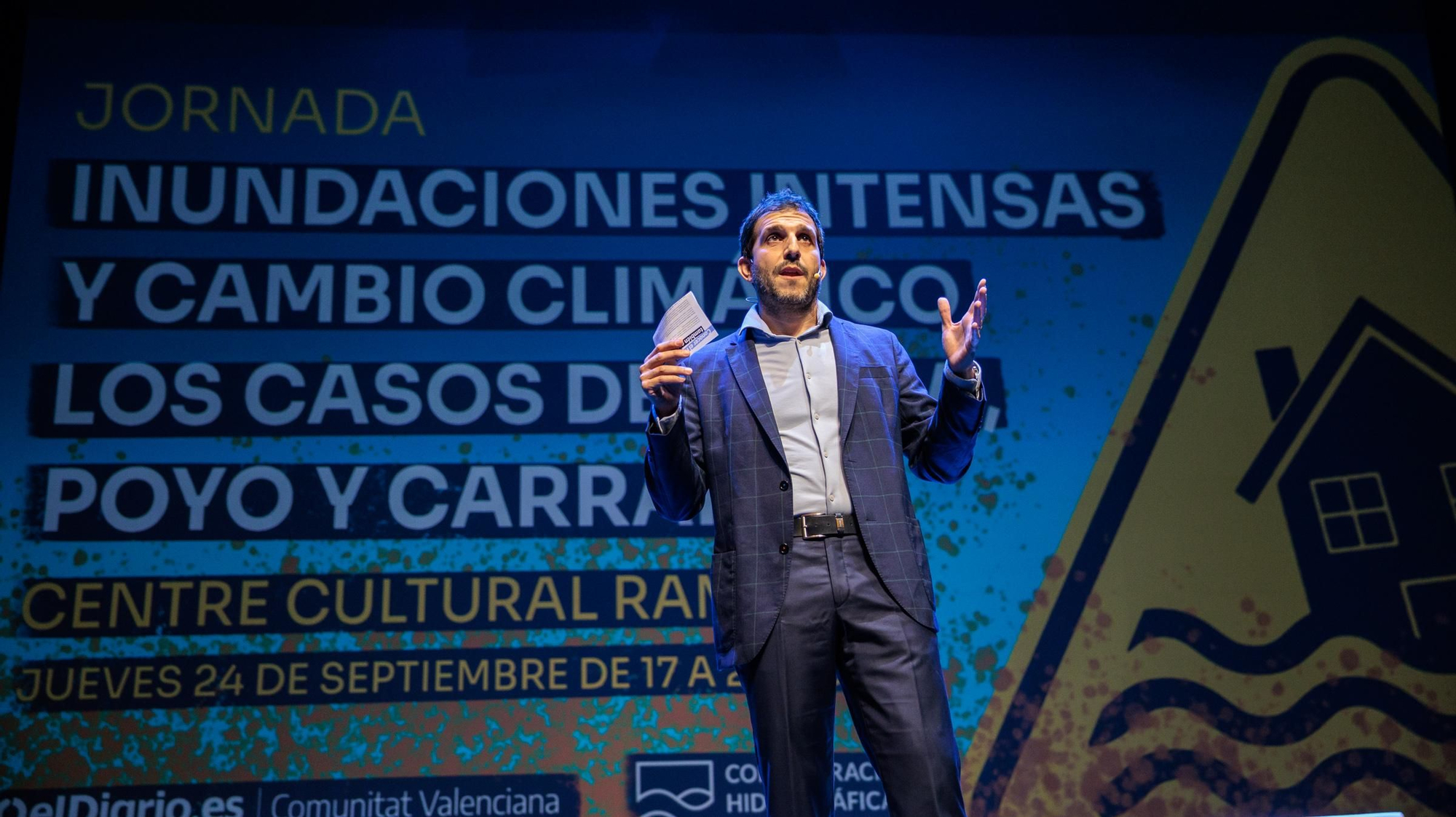 La jornada 'Inundaciones intensas y cambio climático en un contexto metropolitano. Los casos del Túria, el Poyo y el Carraixet', en imágenes