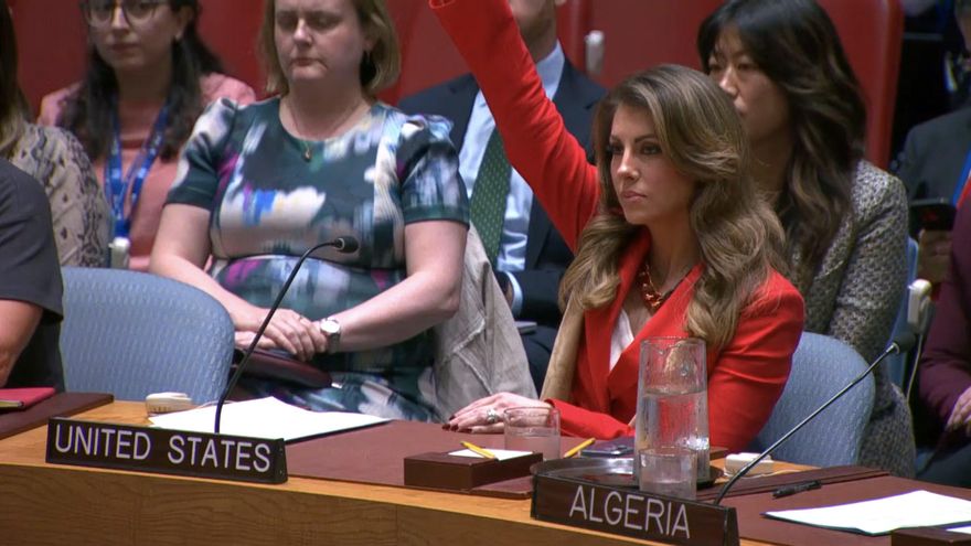 The US once again vetoes a resolution in the UN Security Council that asks the Alto El Fuego in Gaza in the middle of the Israel offensive