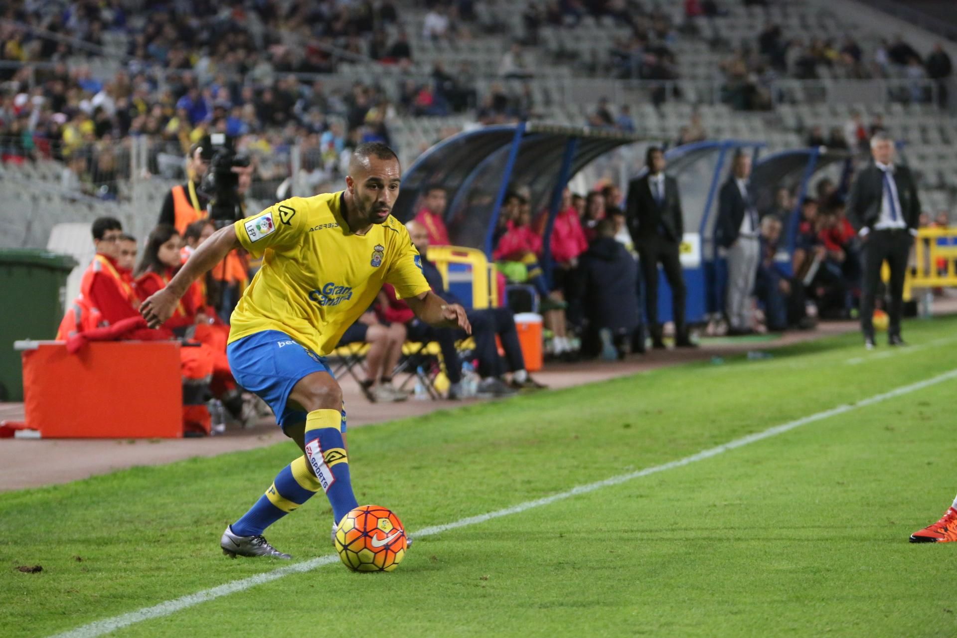 Imagen del encuentro en el Estadio de Gran Canaria entre la UD Las Palmas y el Granada C.F.