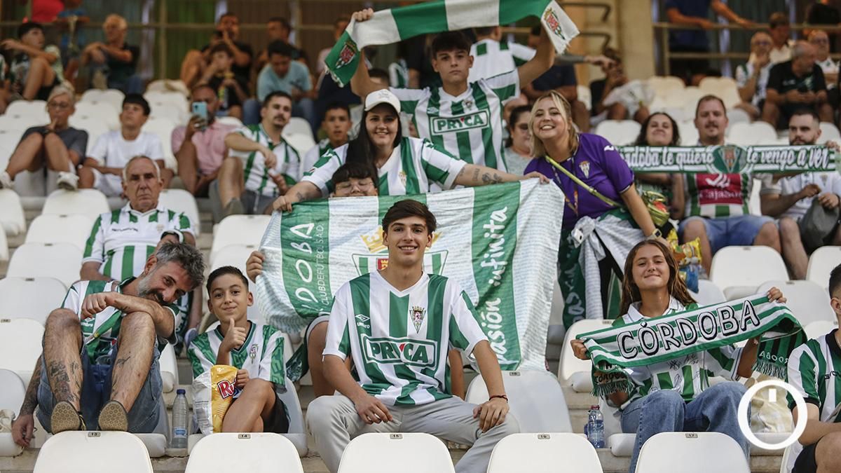 Grada Blanquiverde del Córdoba CF - Málaga CF