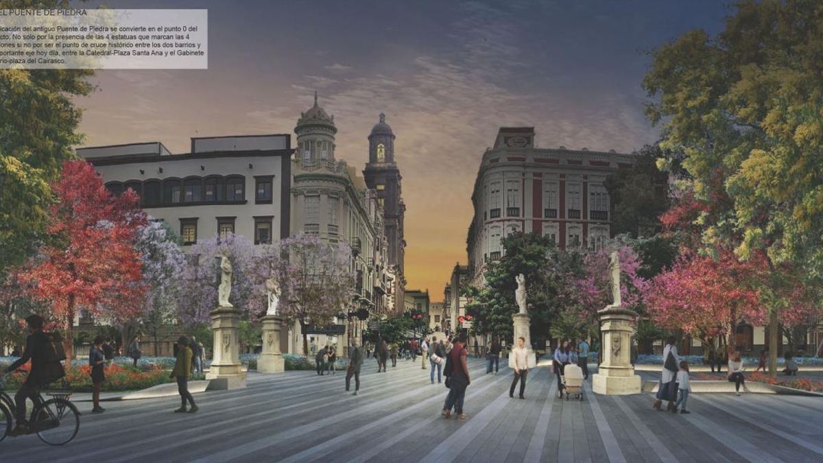 Adjudicado por 1,7 millones el proyecto del Paseo Guiniguada de la Cultura y las Artes