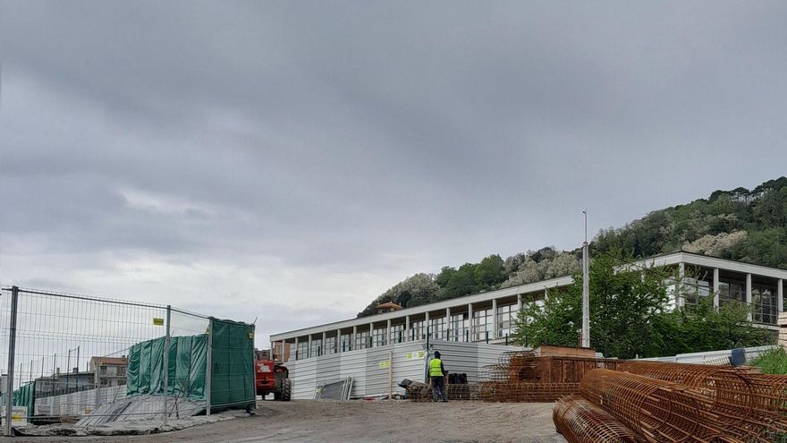 Denuncian que el "insoportable" ruido de las obras del Basque Culinary Center en Donostia afecta a un centro escolar