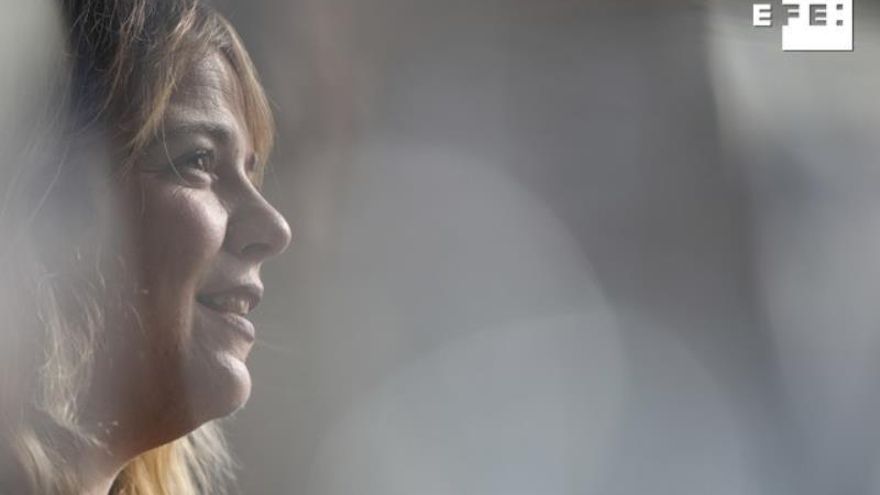 Fotografía del 13 de noviembre de la escritora española Aroa Moreno, durante una entrevista con Efe, en Ciudad de México (México).