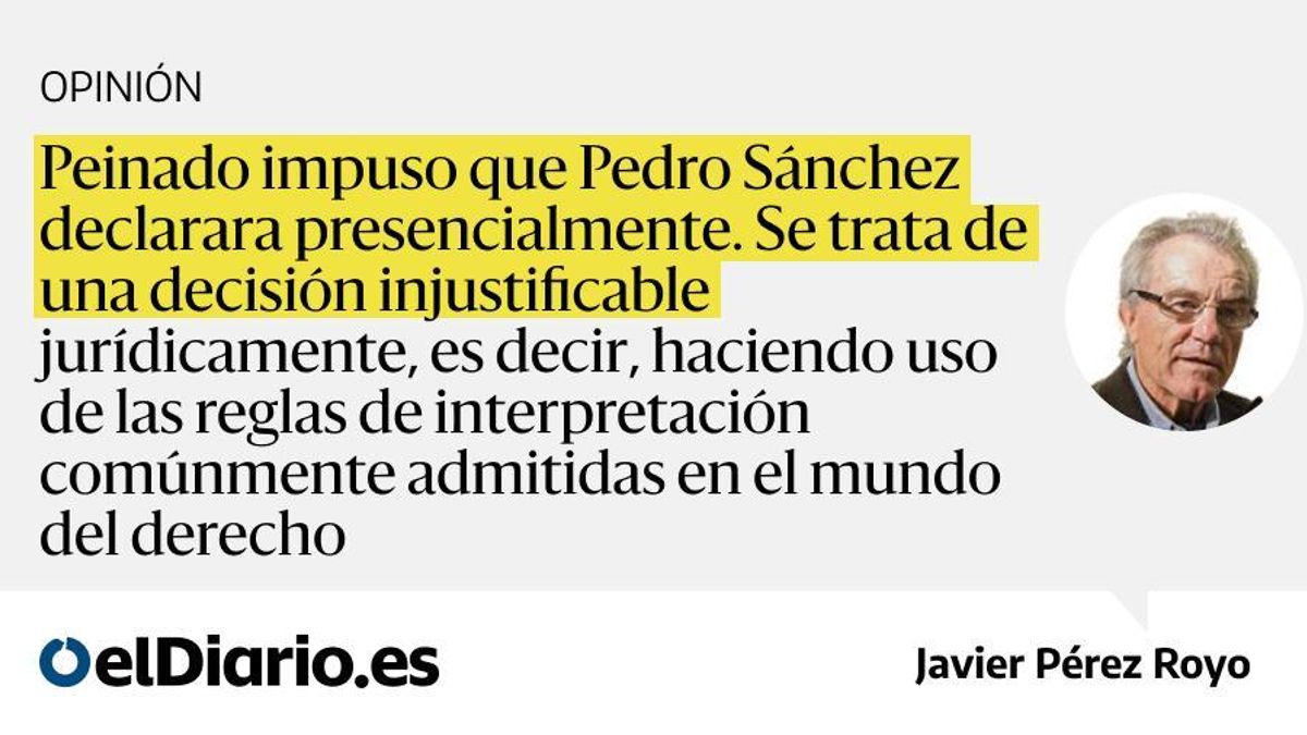 La querella contra el juez Peinado
