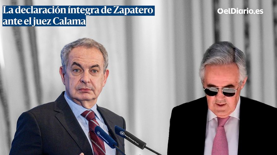 AUDIO | La declaración completa de Zapatero ante el juez