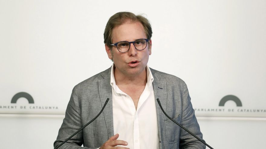 Imagen de archivo del portavoz de Vox en el Parlament, Juan Garriga. EFE/Andreu Dalmau.