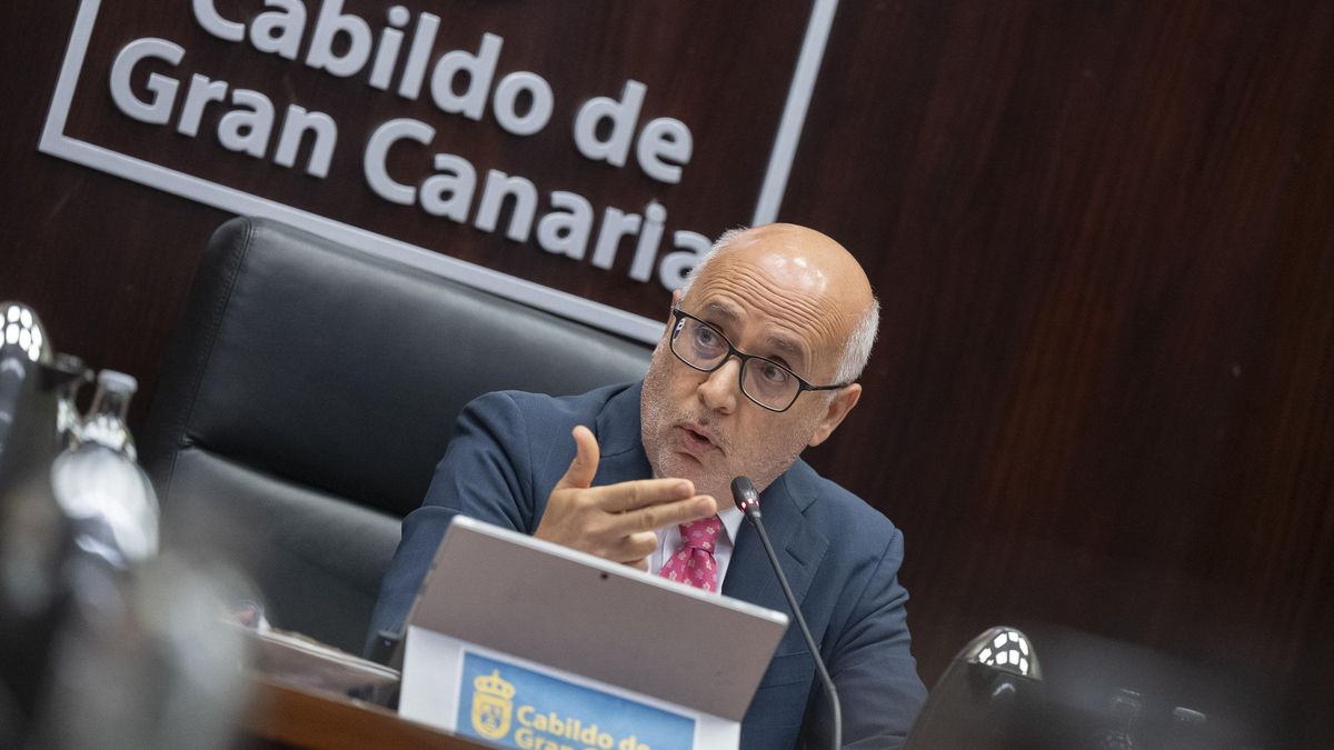 El presidente del Cabildo de Gran Canaria, Antonio Morales