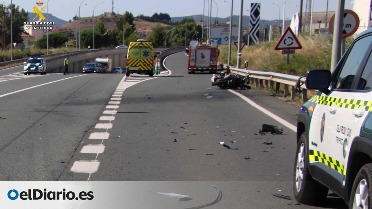 Grave accidente de tráfico en Haro: un motorista sufre la amputación de una pierna y un torniquete le salva la vida