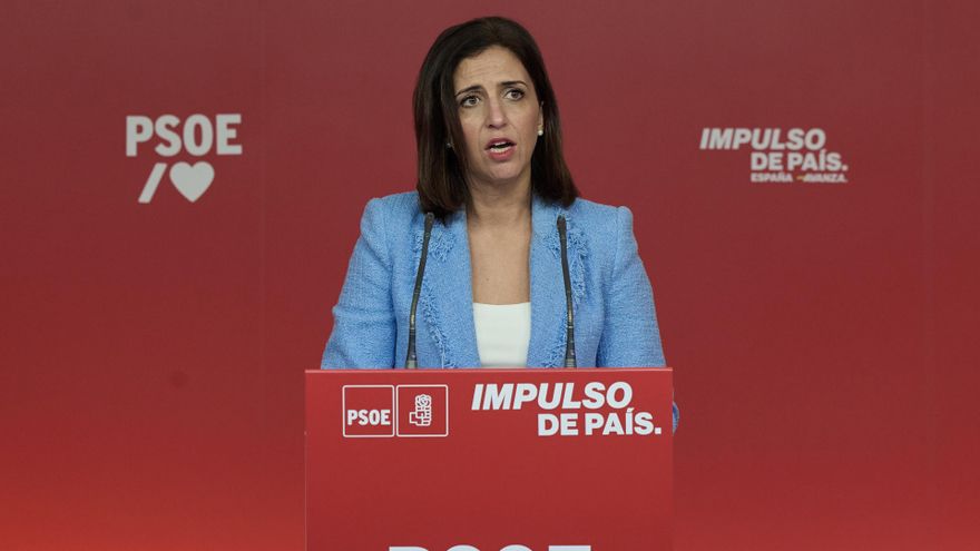 La portavoz del PSOE, Esther Peña.