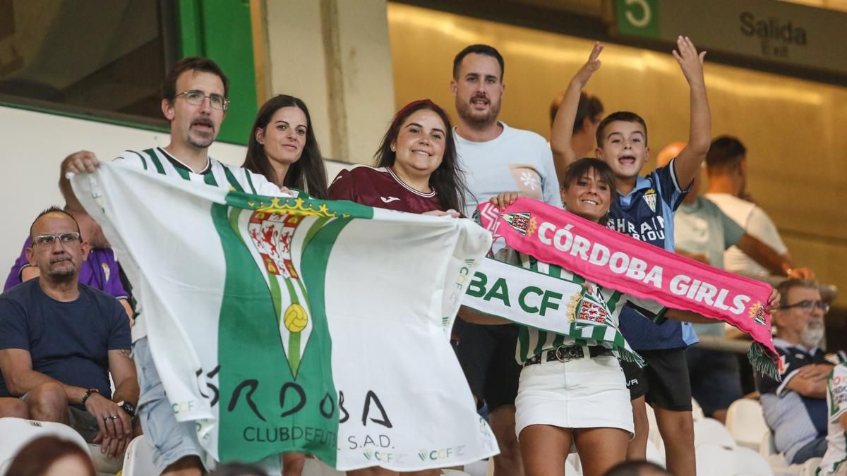 Grada Blanquiverde del Córdoba CF - UD Almería