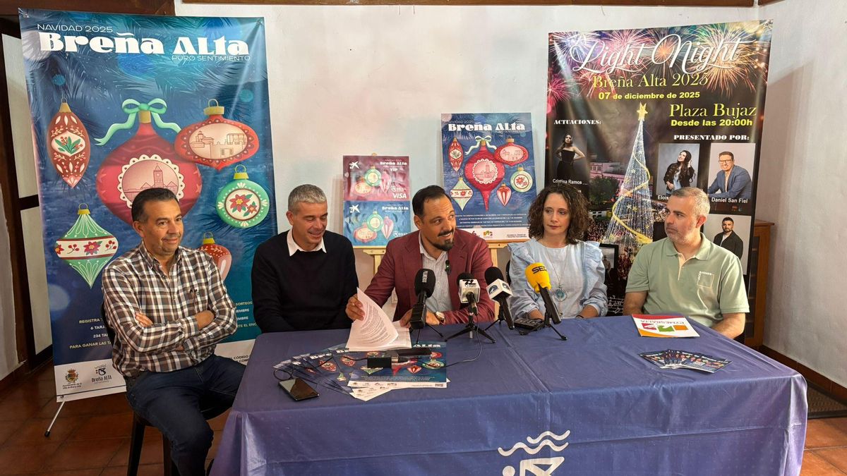 El Ayuntamiento de Breña Alta destina 50.000 euros para incentivar el comercio local durante la campaña navideña