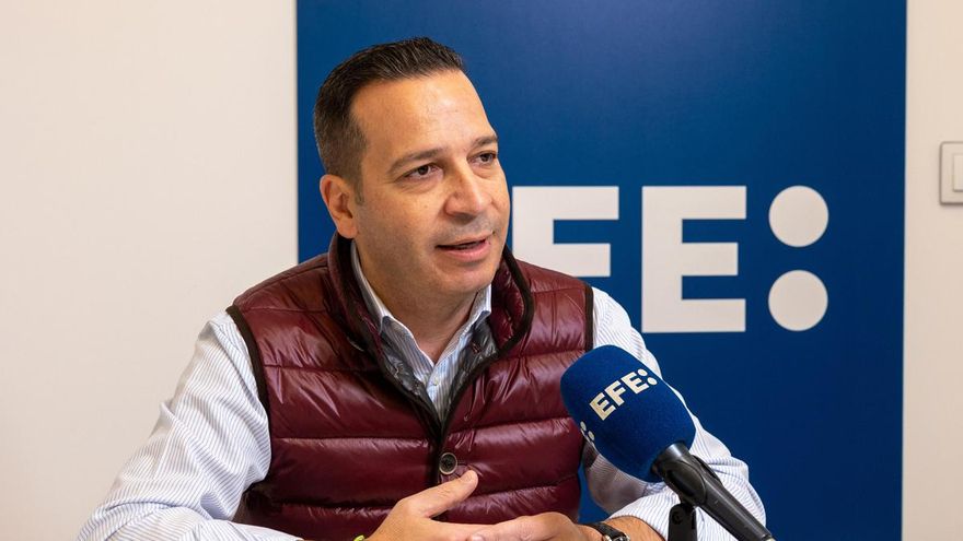 El candidato de Vox a la Presidencia de la Junta, Óscar Fernández Calle