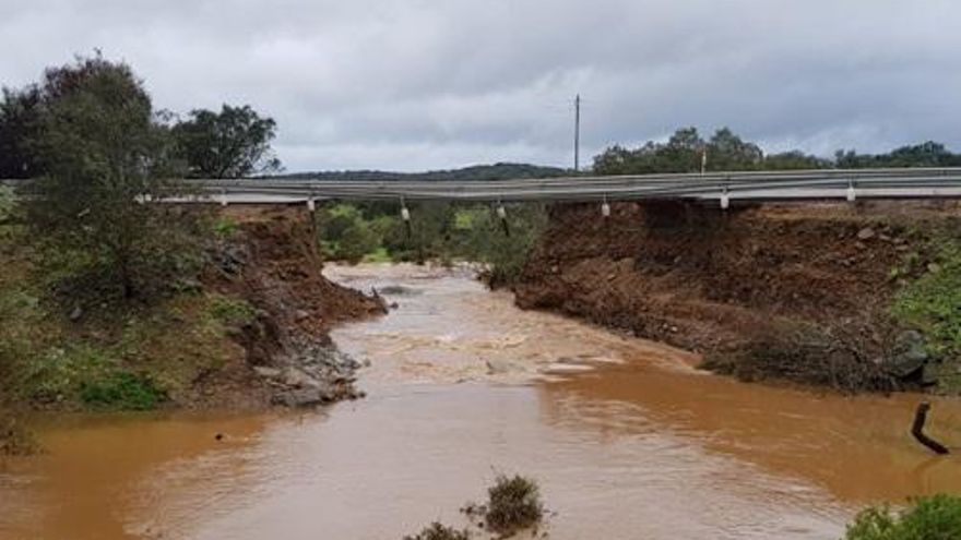 El Gobierno invertirá 6 millones de euros en arreglar las carreteras extremeñas afectadas por la borrasca Efraín