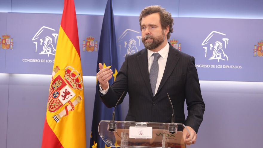 El portavoz de Vox en el Congreso, Iván Espinosa de los Monteros