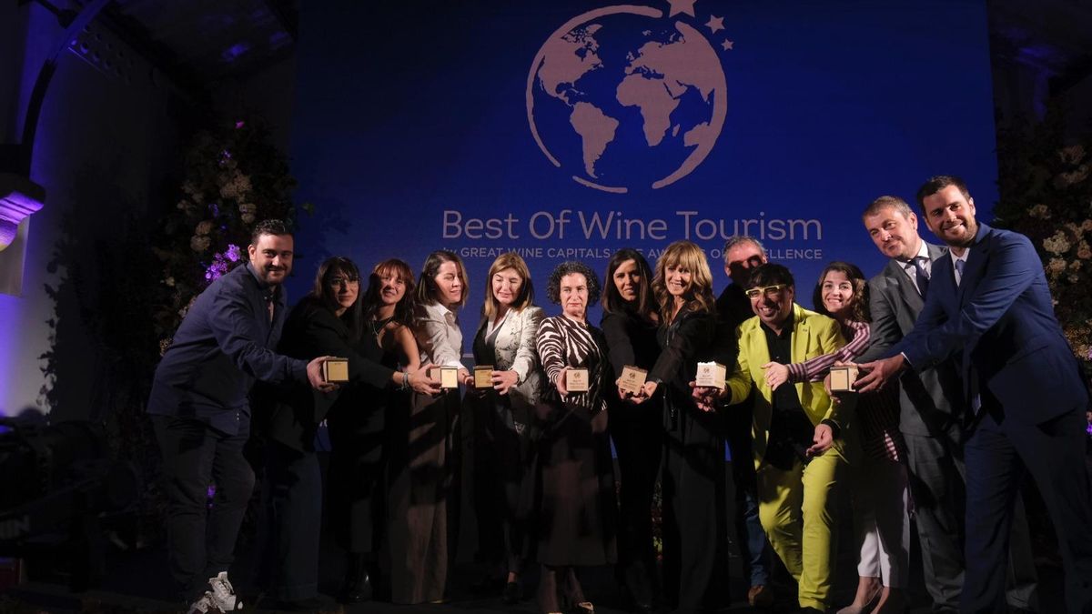 Ocho premios y una mención especial en los Oscar del enoturismo, los Best Of celebrados en Haro