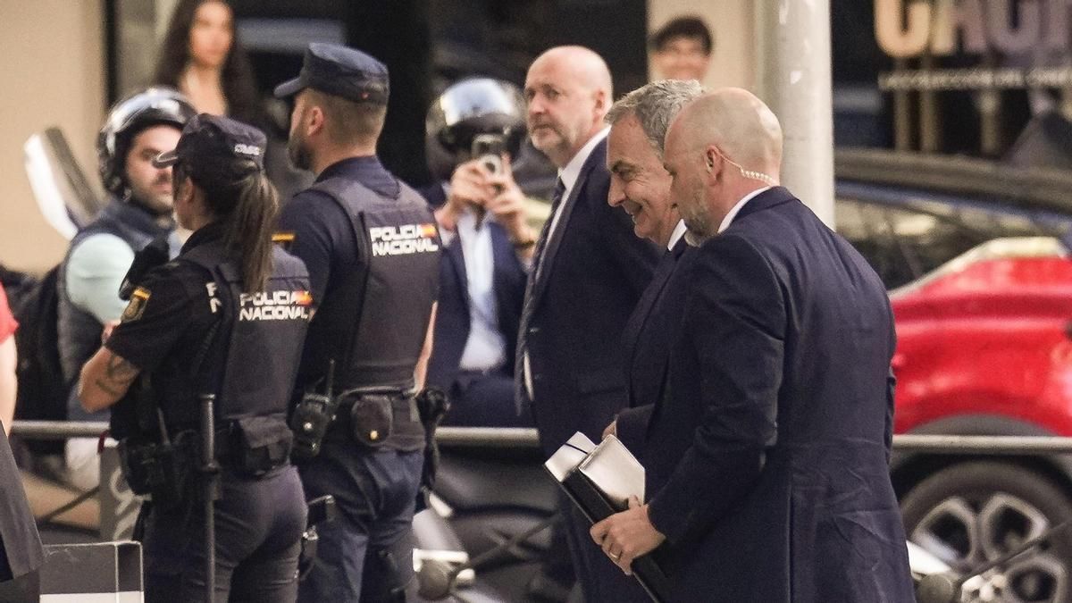 Última hora de la declaración de Zapatero en la Audiencia Nacional, en directo