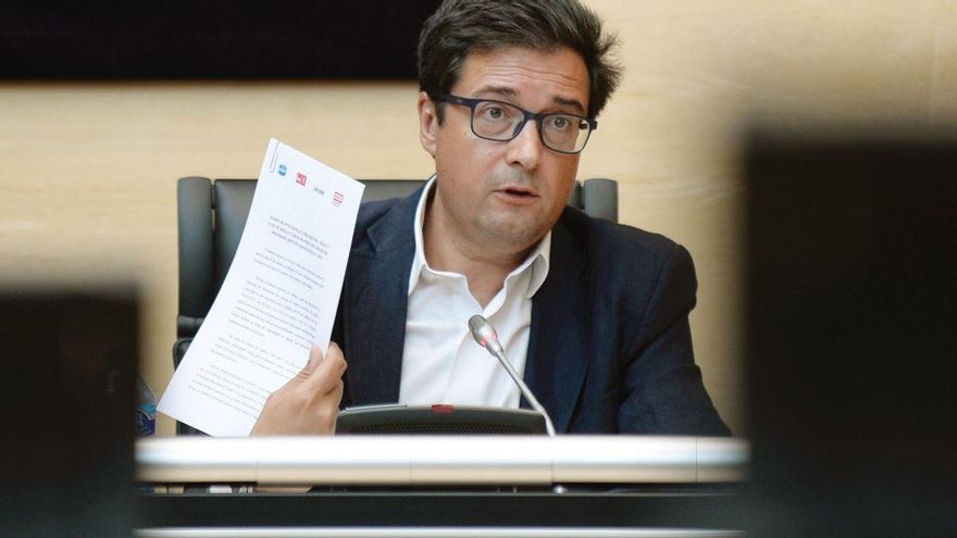 El jefe de gabinete de Pedro Sánchez, Óscar López, en una imagen de archivo.
