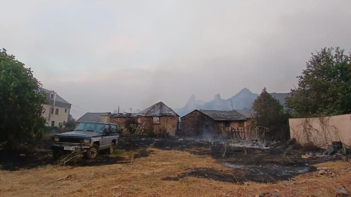 Efectos del incendio de Las Médulas de agosto de 2025. 