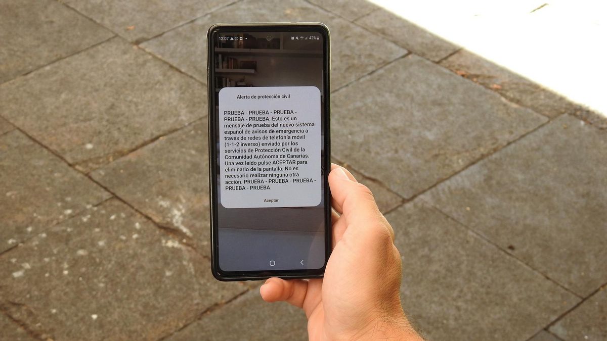 Empresarios turísticos del sur de Tenerife piden que el sistema ES-Alert incluya avisos por mal tiempo