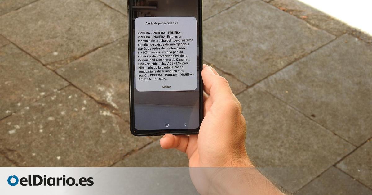 Un municipio de Canarias recibirá este miércoles un mensaje ES-Alert