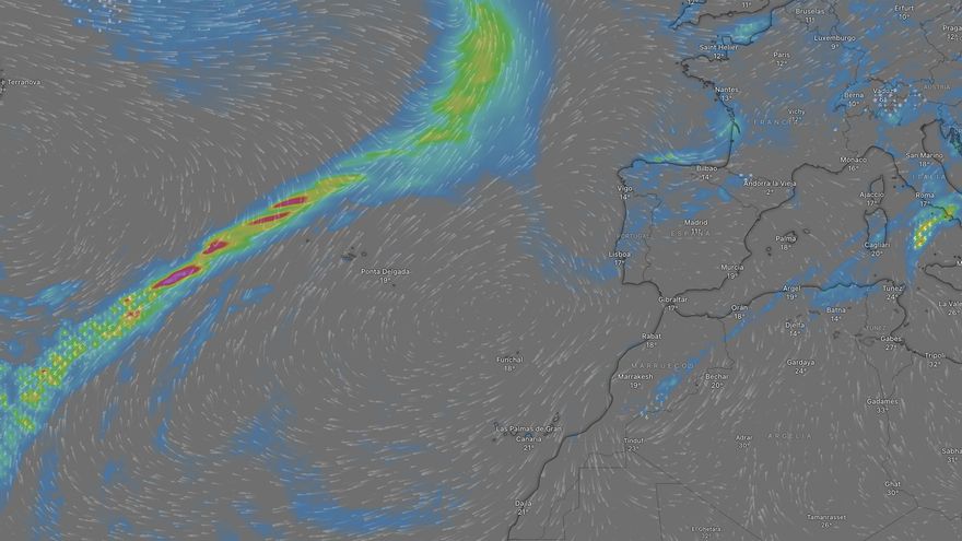 Las temperaturas bajan este lunes en todo el país y Canarias estará en riesgo por olas y lluvia