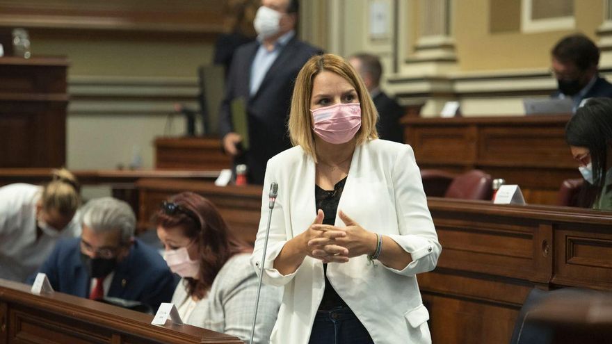 Canarias recuerda a Anna, Olivia y a las 98 mujeres asesinadas por la violencia machista en un Parlamento que reivindica la educación para erradicarla