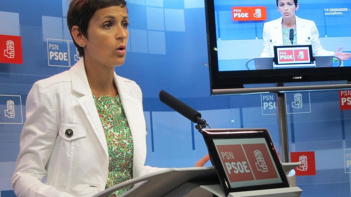 Chivite valora su nombramiento como portavoz y dice que si tiene que elegir entre Senado y Navarra, elegirá Navarra