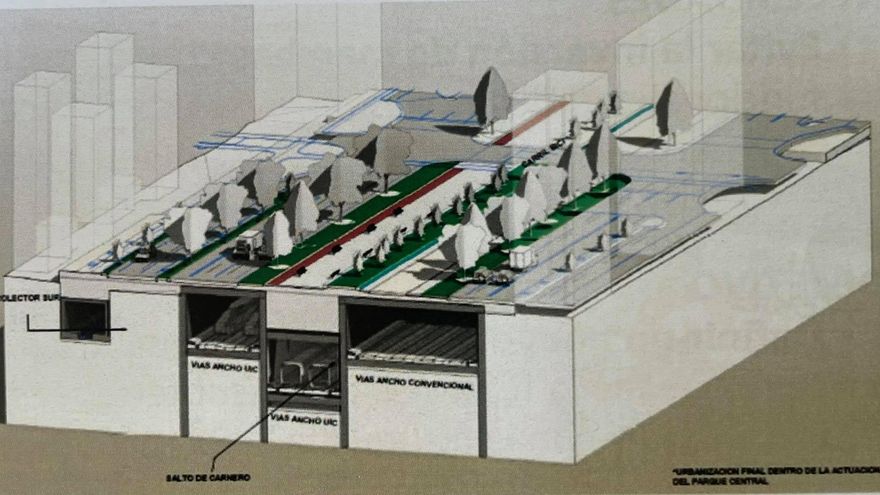 Imagen virtual del canal de acceso.