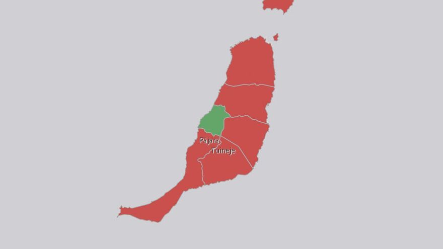 Fuerteventura pierde el control de su curva de contagios y ya marca sus incidencias en riesgo alto