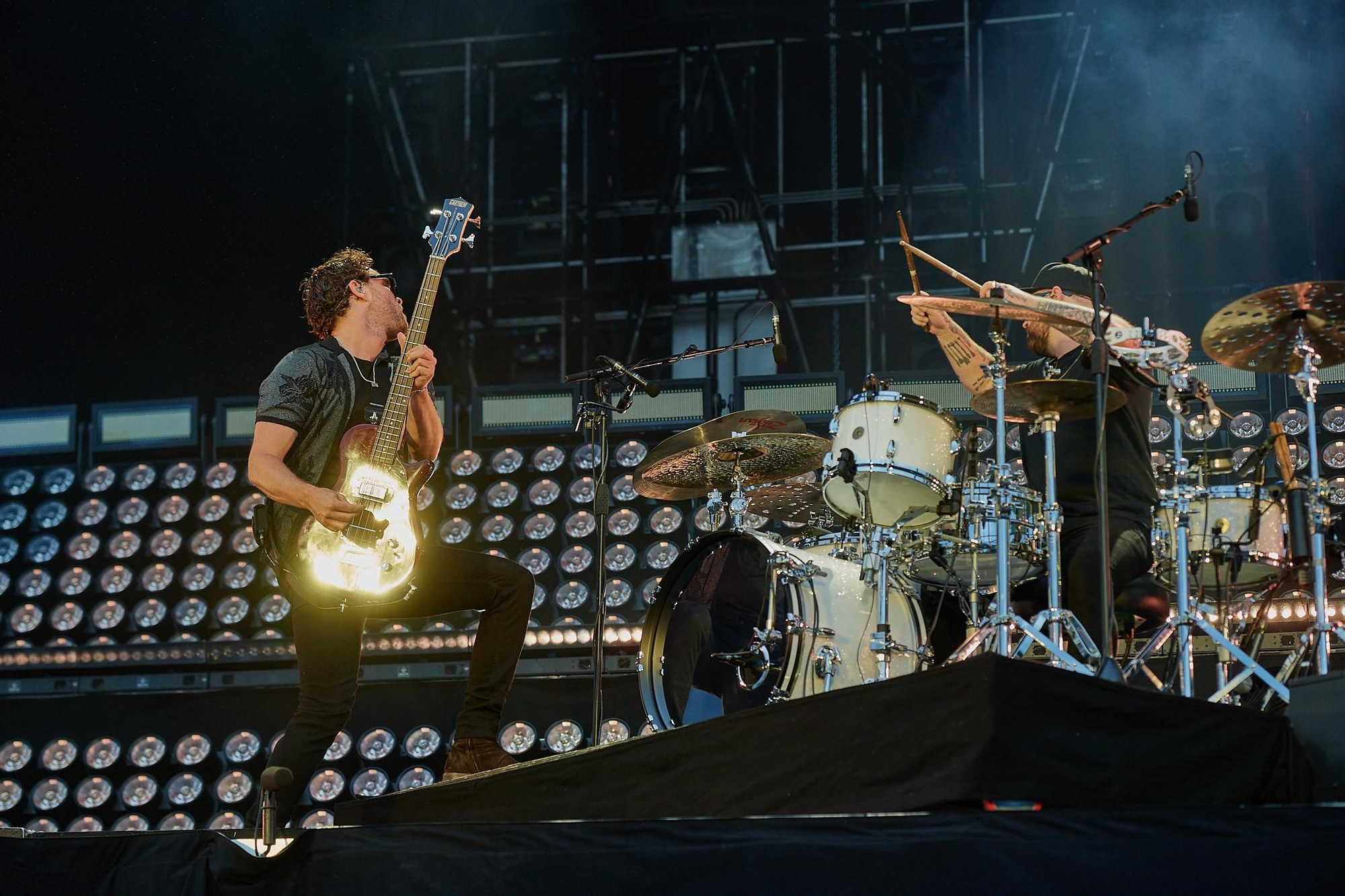 El dúo Royal Blood dejó muy buenas sensaciones entre el público.