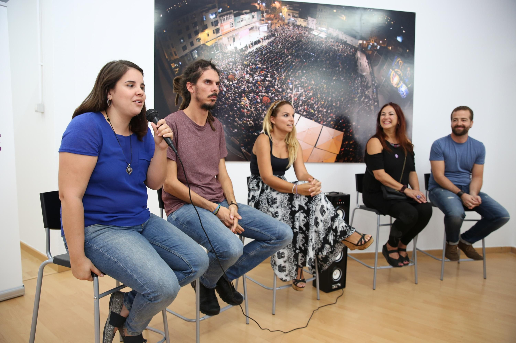 Inauguración de la sede de Podemos Canarias