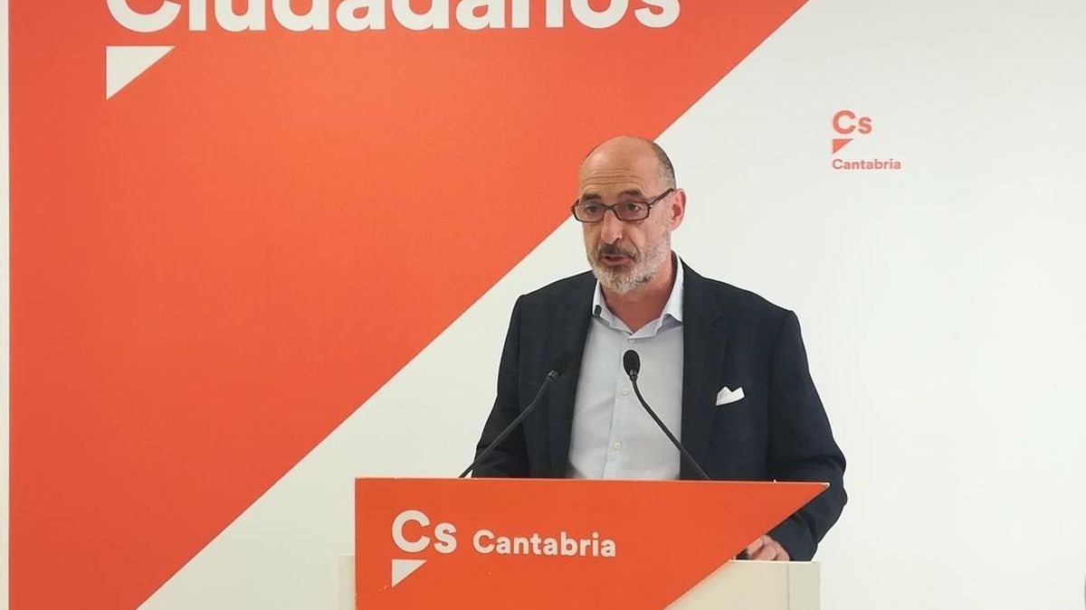 El portavoz autonómica de Ciudadanos Cantabria, Félix Álvarez.