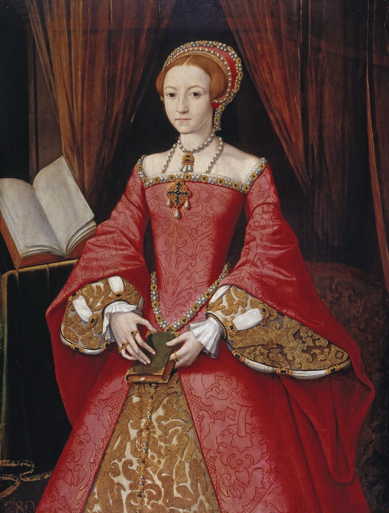 Isabel Tudor como princesa, de autor desconocido