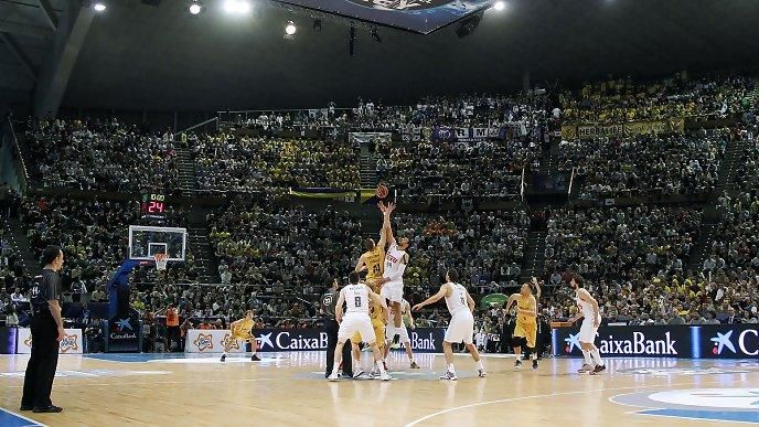 Partido de la final de la Copa del Rey 2016 entre el Herbalife Gran Canaria y el Real Madrid. ACB.