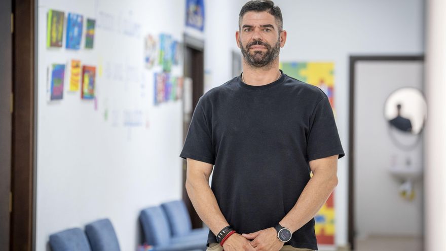 Francisco Manuel Aragón, enfermo de silicosis y presidente de la asociación de víctimas ANAES.