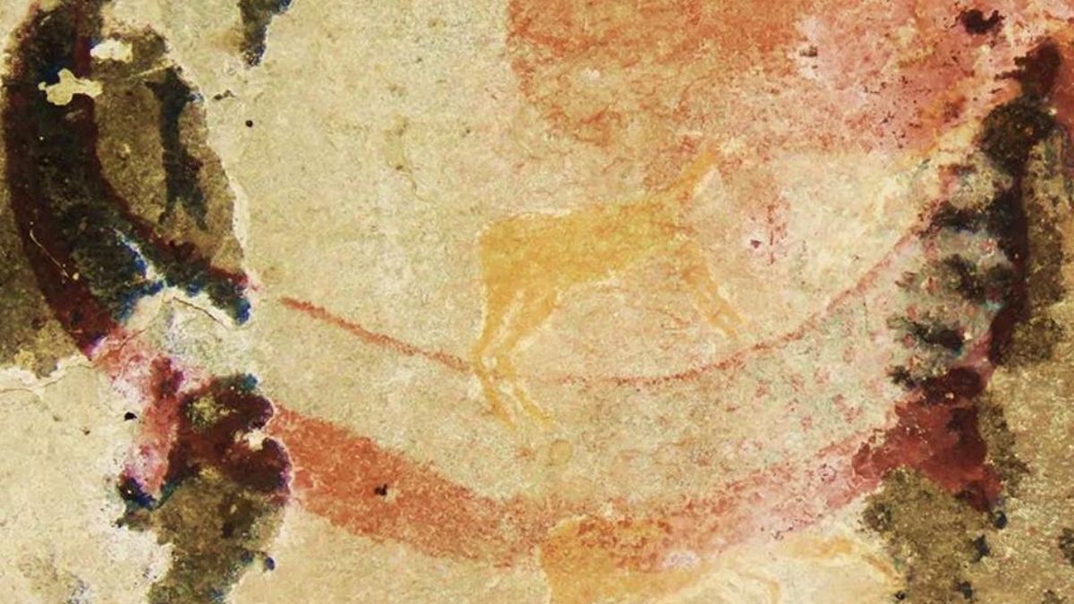 La pintura rupestre del Karoo sugiere que los antiguos habitantes del sur de África conocieron a una criatura extinta y con grandes colmillos que no deberían haber visto